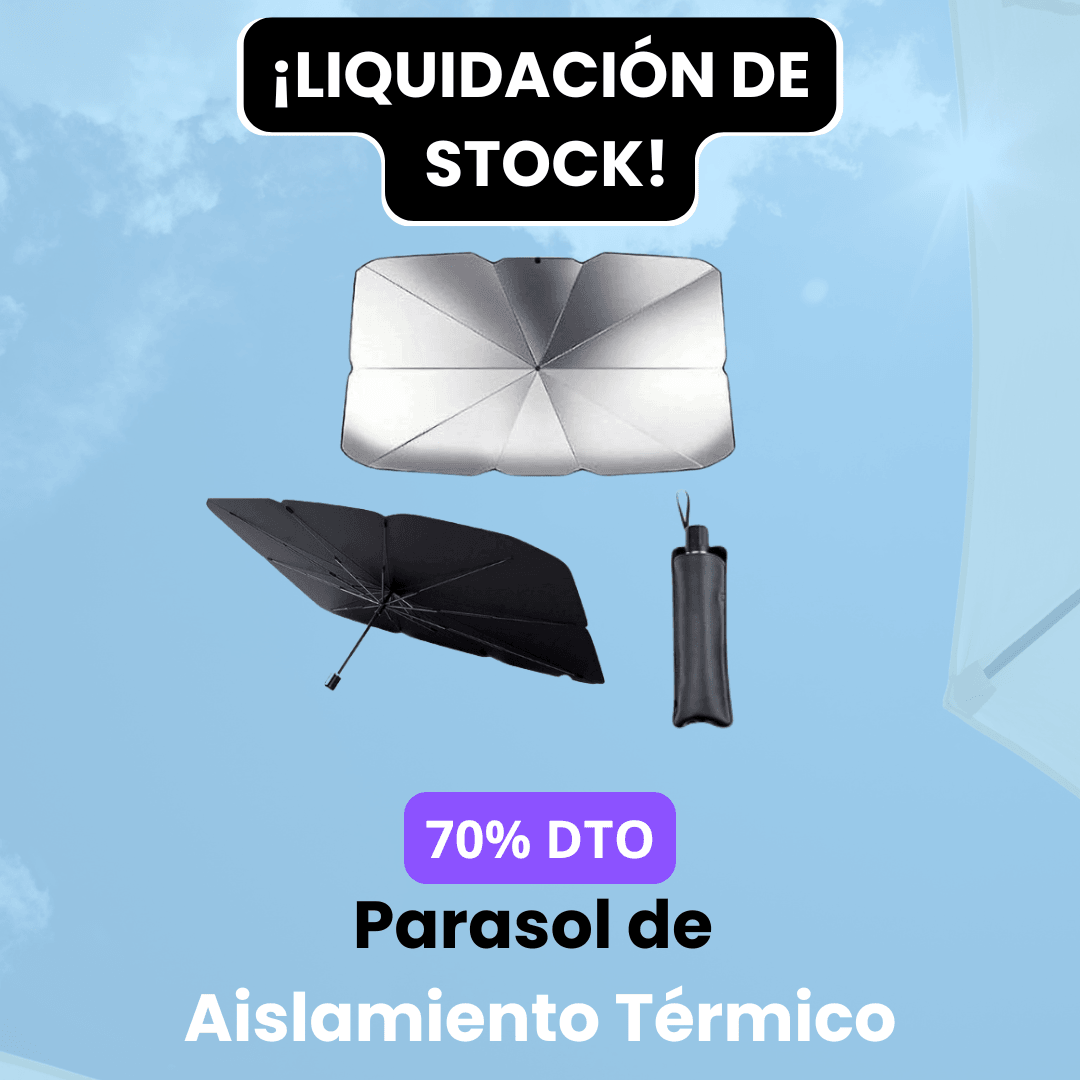 Parasol de Aislamiento Térmico para coche
